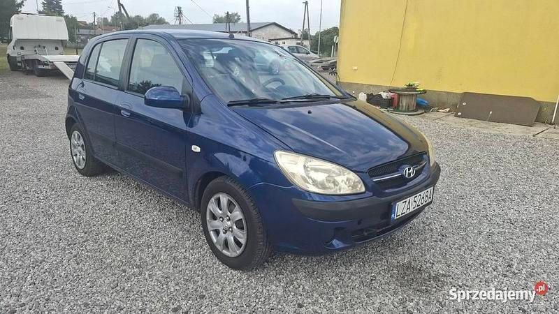 Granatowy Używany 2007 Hyundai Getz Hatchback | 9900 zł (Drogi) - Obraz 1/4