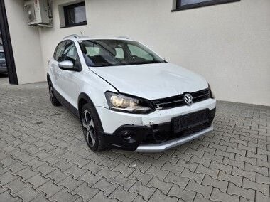 Biały Używany 2013 VW Polo Cross Hatchback | 22 900 zł - Obraz 1/4