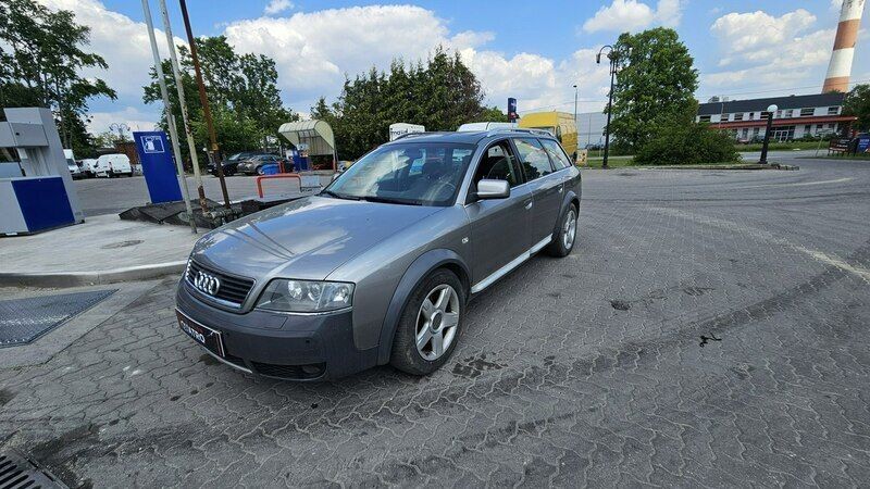 Szary (metalik) Używany 2004 Audi A6 Allroad Kombi | 11 300 zł - Obraz 1/4