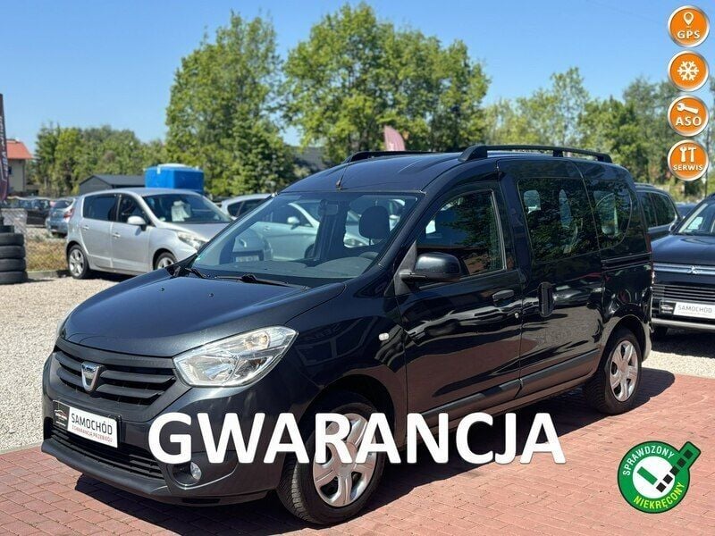 Szary Używany 2015 Dacia Dokker Van | 23 500 zł (Super Cena) - Obraz 1/4