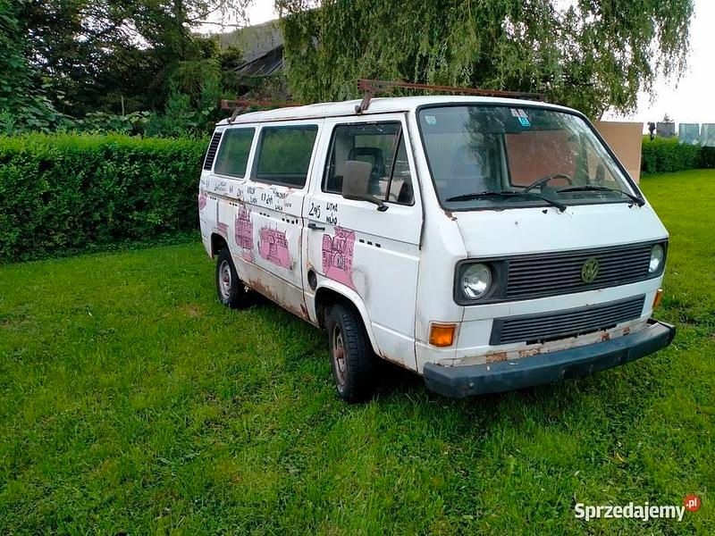 Biały Używany 1982 VW T3 Van | 10 000 zł - Obraz 1/4