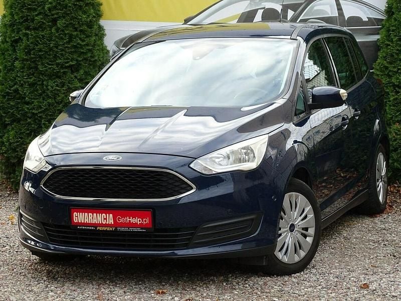 Niebieski ciemny Używany 2015 Ford Grand C-Max Minivan | 34 500 zł (Uczciwa cena) - Obraz 1/4