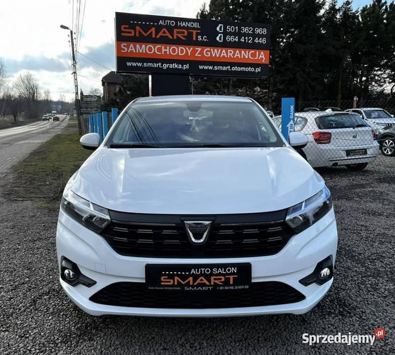 Biały Używany 2021 Dacia Sandero Hatchback | 49 900 zł (Uczciwa cena) - Obraz 1/3