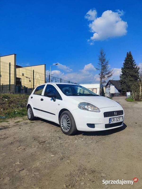 Biały Używany 2007 Fiat Grande Punto Hatchback | 5400 zł (Uczciwa cena) - Obraz 1/4
