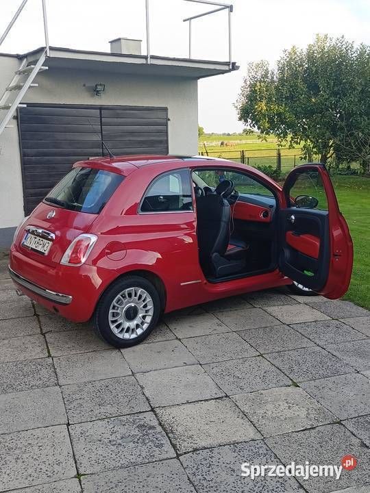 Czerwony Używany 2010 Fiat 500 Hatchback | 20 900 zł - Obraz 1/4