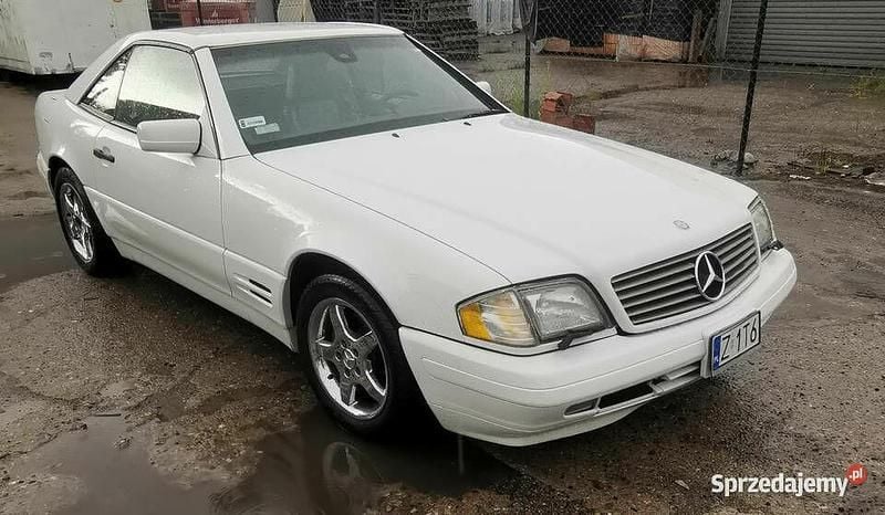 Używany Mercedes SL500 1998 Biały Kabriolet