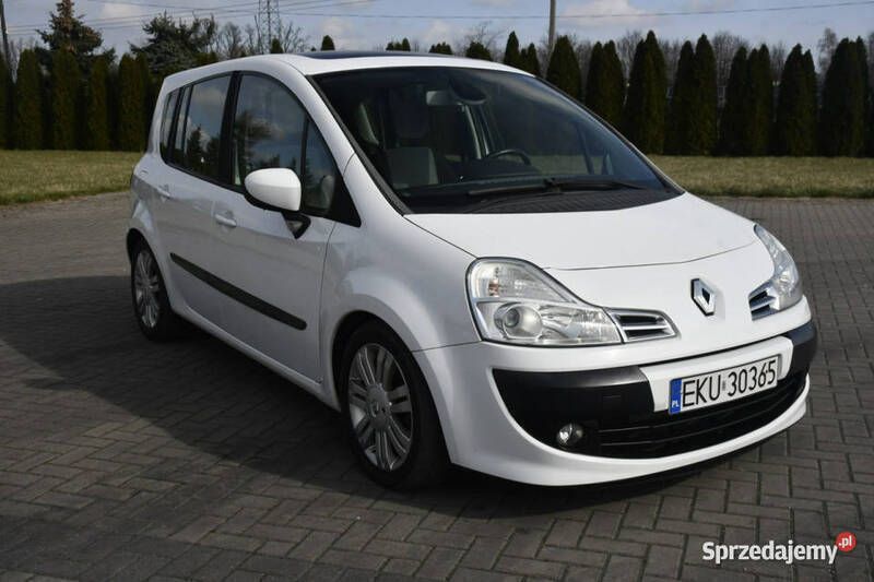 Biały Używany 2009 Renault Modus Minivan | 17 900 zł - Obraz 1/4