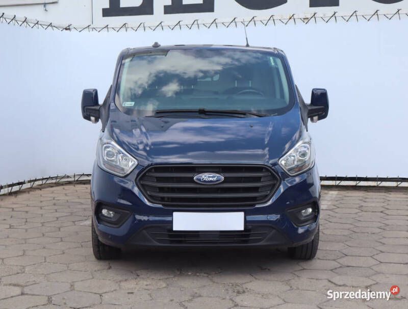 Niebieski Używany 2021 Ford Transit Custom Minivan | 99 999 zł (Uczciwa cena) - Obraz 1/4