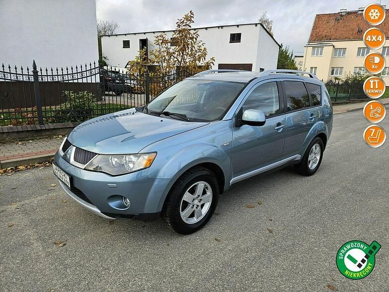 Niebieski Używany 2007 Mitsubishi Outlander SUV | 18 499 zł (Uczciwa cena) - Obraz 1/4