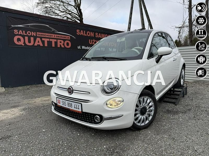 Biały Używany 2016 Fiat 500 Hatchback | 29 900 zł (Uczciwa cena) - Obraz 1/4