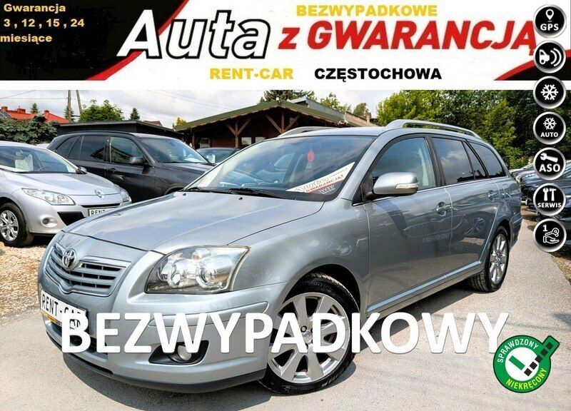 Szary Używany 2008 Toyota Avensis Kombi | 19 900 zł (Drogi) - Obraz 1/4