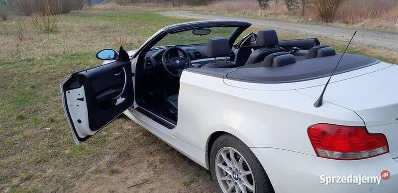 Biały Używany 2008 BMW 118 Cabriolet Kabriolet | 28 500 zł - Obraz 1/4