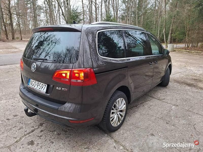 Używany VW Sharan Highline 2014 Brązowy Minivan