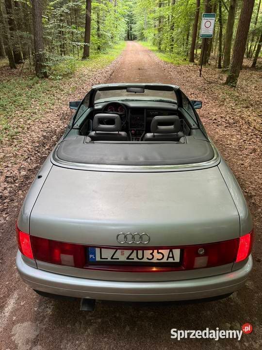 Srebrny Używany 1992 Audi 80 Kabriolet | 18 500 zł - Obraz 1/4