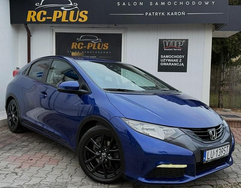 Niebieski Używany 2013 Honda Civic Hatchback | 35 900 zł (Uczciwa cena) - Obraz 1/4
