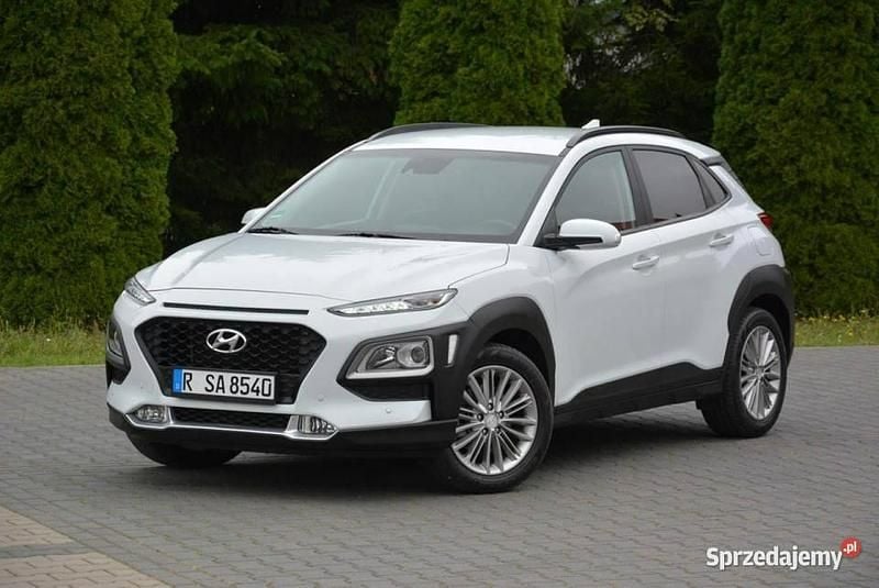 Biały Używany 2020 Hyundai Kona SUV | 72 900 zł (Dobra cena) - Obraz 1/4