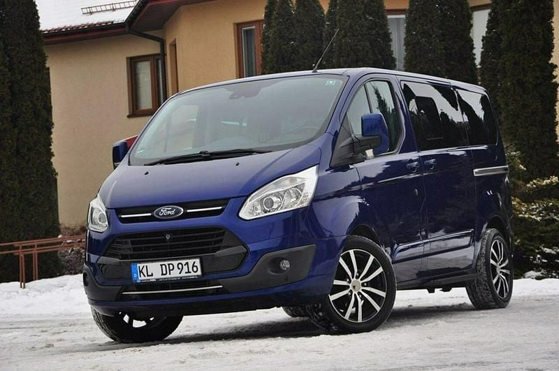 Niebieski Używany 2017 Ford Tourneo Titanium Minivan | 89 900 zł (Uczciwa cena) - Obraz 1/4