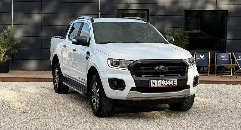 Biały (metalik) Używany 2021 Ford Ranger Wildtrack Pickup | 129 800 zł (Dość drogi) - Obraz 1/3