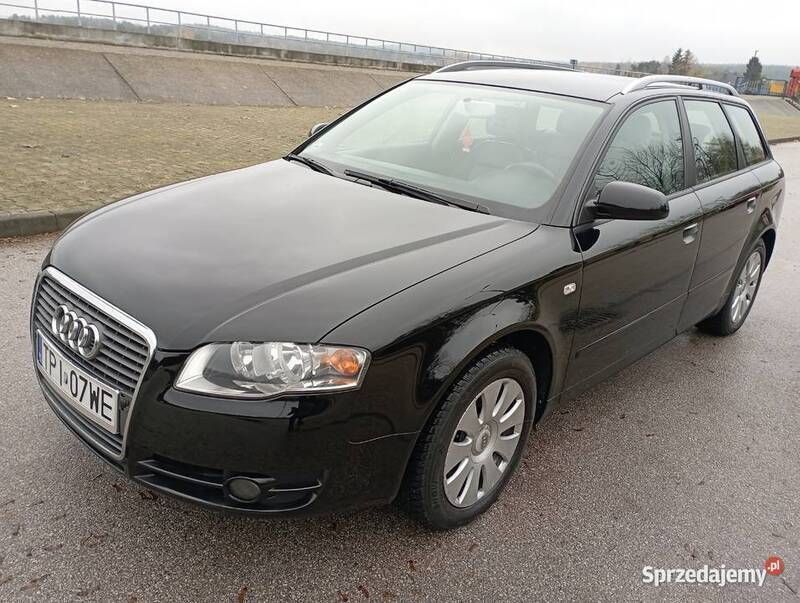 Czarny Używany 2007 Audi A4 Sedan/Limuzyna | 18 400 zł (Dość drogi) - Obraz 1/4