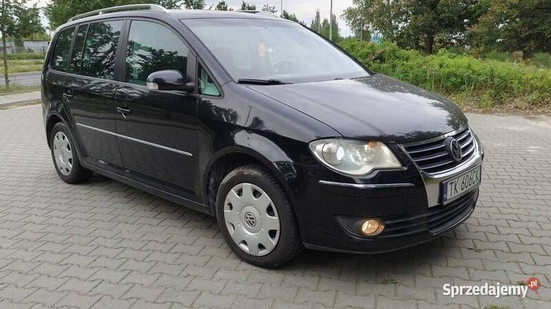 Używany VW Touran 2007 Czarny Minivan