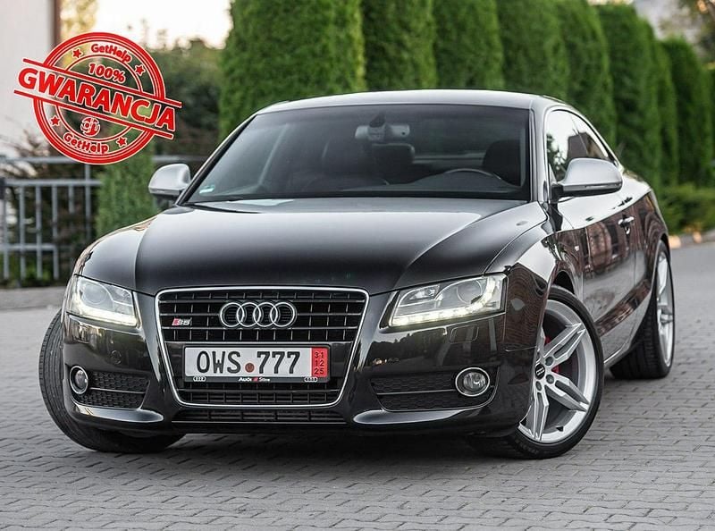 Czarny Używany 2009 Audi A5 S-Line Coupe | 32 700 zł - Obraz 1/4