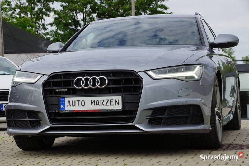 Szary Używany 2017 Audi A6 S-Line Kombi | 88 700 zł (Uczciwa cena) - Obraz 1/4