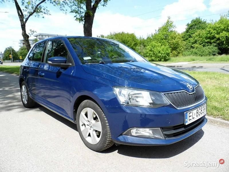 Niebieski Używany 2018 Skoda Fabia Hatchback | 24 900 zł (Uczciwa cena) - Obraz 1/4