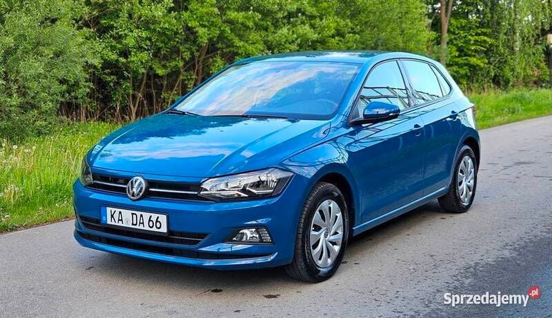 Niebieski Używany 2018 VW Polo Hatchback | 43 900 zł (Uczciwa cena) - Obraz 1/4