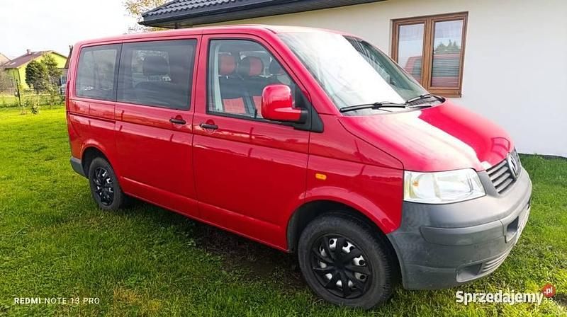 Czerwony Używany 2006 VW Caravelle Minivan | 24 000 zł - Obraz 1/4