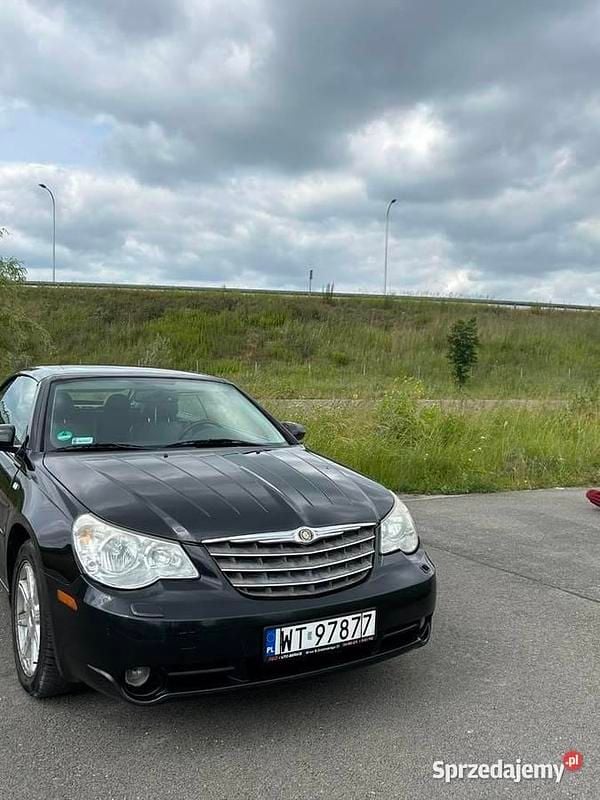 Czarny Używany 2008 Chrysler Sebring Cabriolet Kabriolet | 13 500 zł - Obraz 1/4