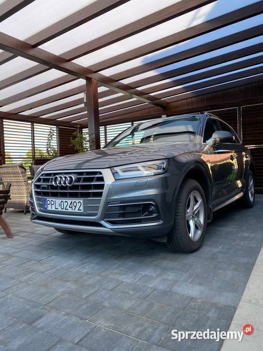 Szary Używany 2018 Audi Q5 SUV | 135 999 zł - Obraz 1/4