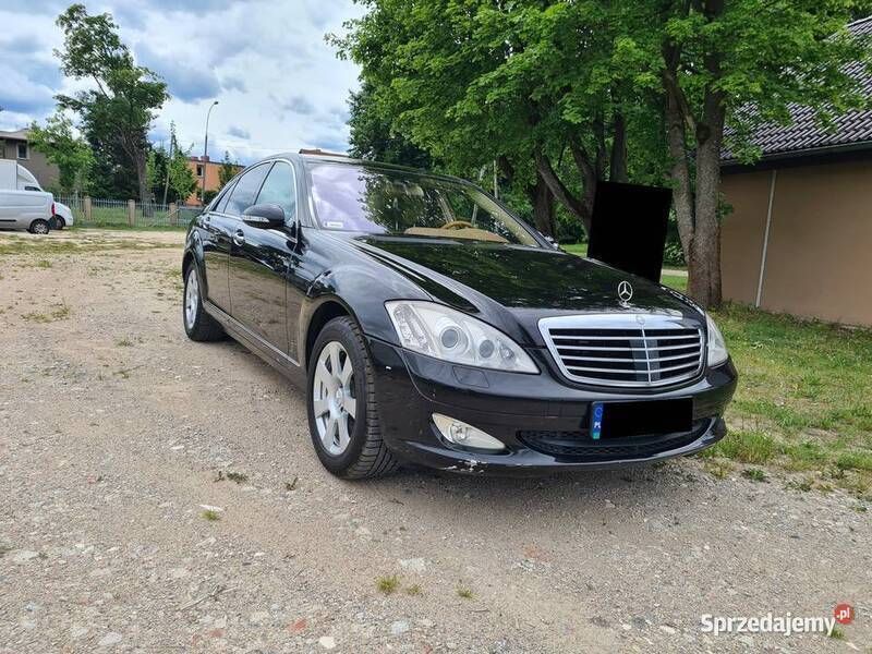 Czarny Używany 2007 Mercedes S320 Sedan/Limuzyna | 32 550 zł - Obraz 1/4