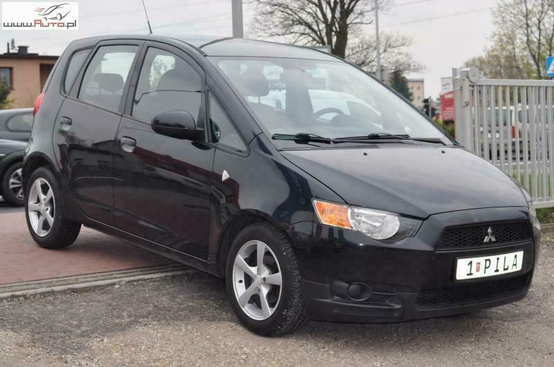 Czarny (metalik) Używany 2009 Mitsubishi Colt Hatchback | 15 999 zł - Obraz 1/4