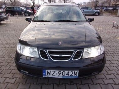 Czarny Używany 2002 Saab 9-5 Linear Kombi | 13 500 zł - Obraz 1/4