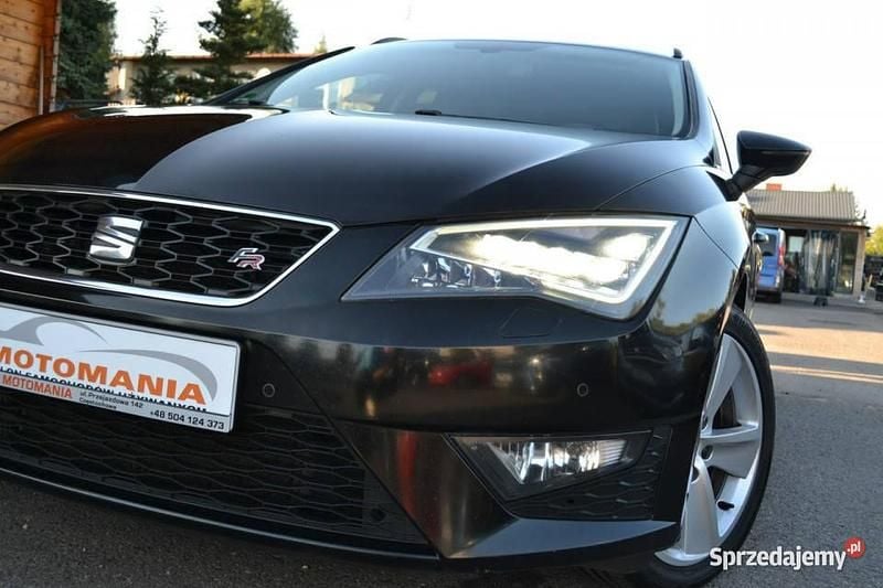 Czarny Używany 2016 Seat Leon FR Kombi | 53 900 zł (Uczciwa cena) - Obraz 1/4