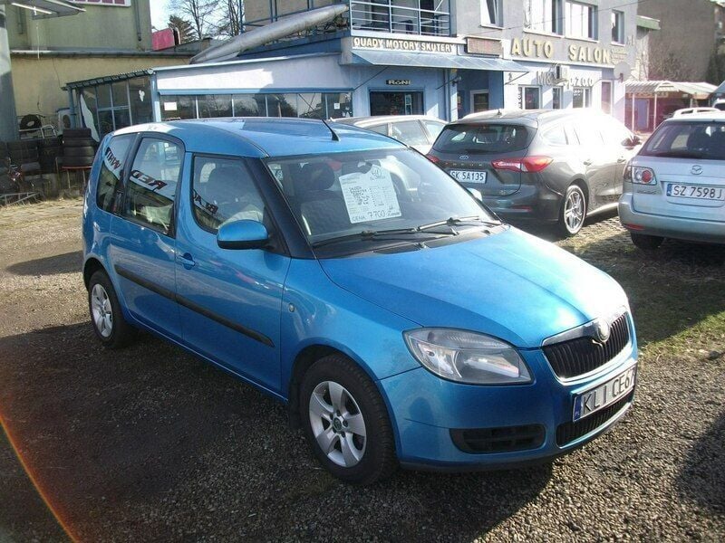 Niebieski Używany 2008 Skoda Roomster Kombi | 4900 zł - Obraz 1/4