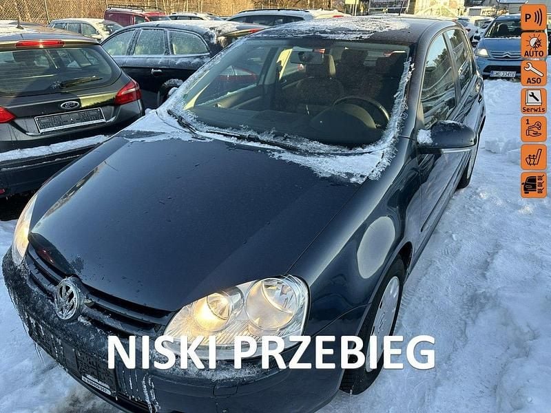 Niebieski Używany 2007 VW Golf V Hatchback | 12 800 zł - Obraz 1/4