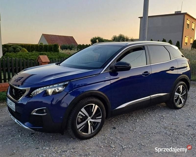 Granatowy Używany 2020 Peugeot 3008 GT-line SUV | 78 500 zł (Dobra cena) - Obraz 1/4