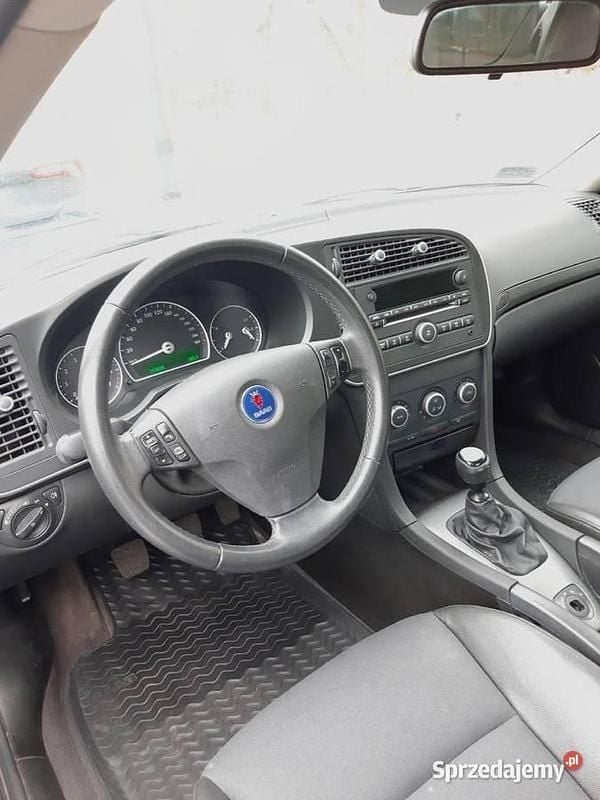 Szary Używany 2009 Saab 9-3 Linear Sedan/Limuzyna | 23 000 zł - Obraz 1/4