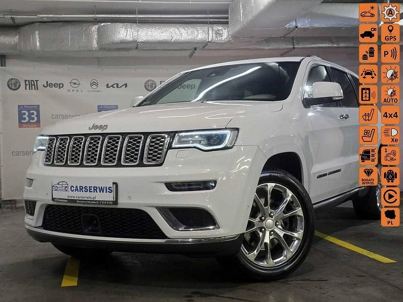 Biały Używany 2018 Jeep Grand Cherokee SUV | 114 800 zł (Uczciwa cena) - Obraz 1/4
