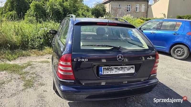 Granatowy Używany 2006 Mercedes C280 Kombi | 14 800 zł - Obraz 1/4