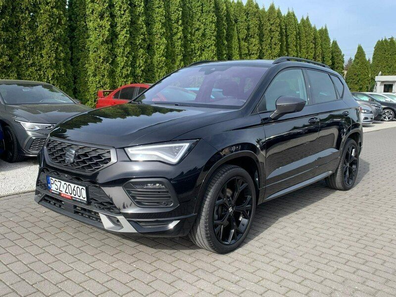Czarny Używany 2021 Seat Ateca 4Drive SUV | 114 900 zł (Uczciwa cena) - Obraz 1/4