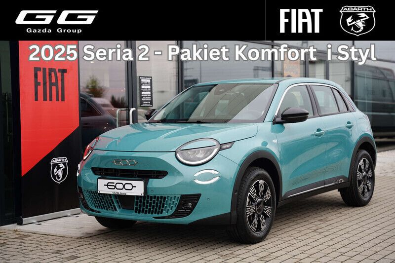 Lakier metalizowany niebieski cielo Nowe 2025 Fiat 600 SUV | 99 549 zł (Uczciwa cena) - Obraz 1/4