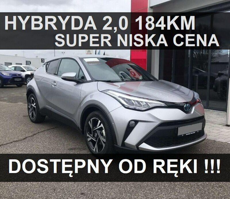 Szary Używany 2023 Toyota C-HR Style SUV | 134 900 zł (Uczciwa cena) - Obraz 1/4