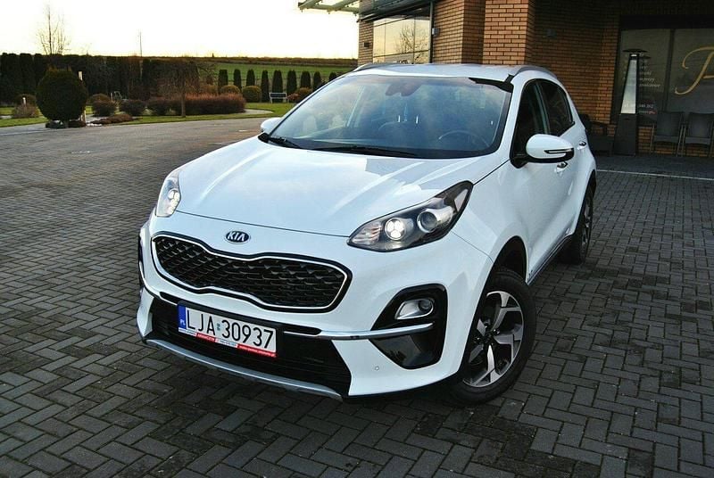 Biały Używany 2019 Kia Sportage SUV | 68 900 zł (Uczciwa cena) - Obraz 1/4