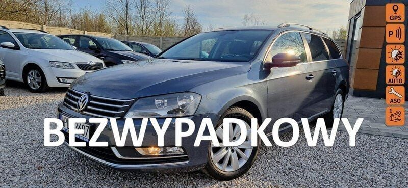 Szary Używany 2014 VW Passat Kombi | 35 900 zł (Uczciwa cena) - Obraz 1/4