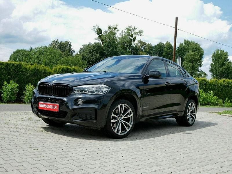 Czarny Używany 2017 BMW X6 M Sport SUV | 132 900 zł - Obraz 1/4