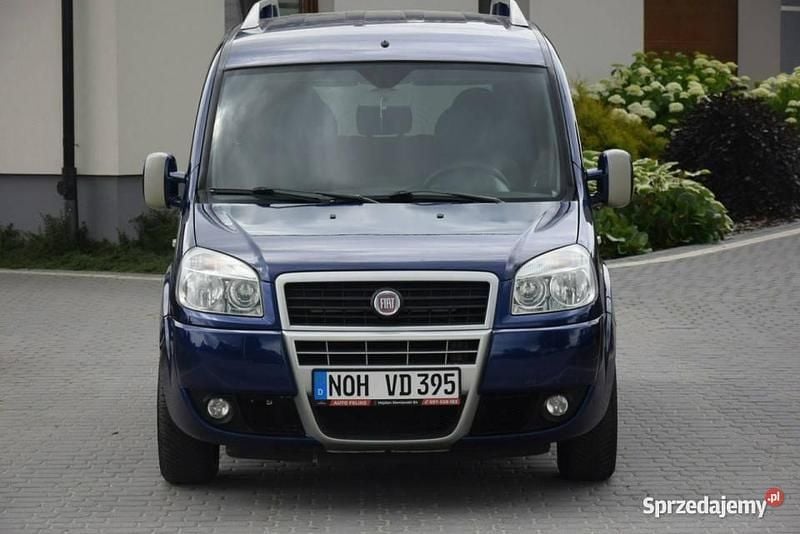 Niebieski Używany 2008 Fiat Doblò Minivan | 15 900 zł (Dobra cena) - Obraz 1/4