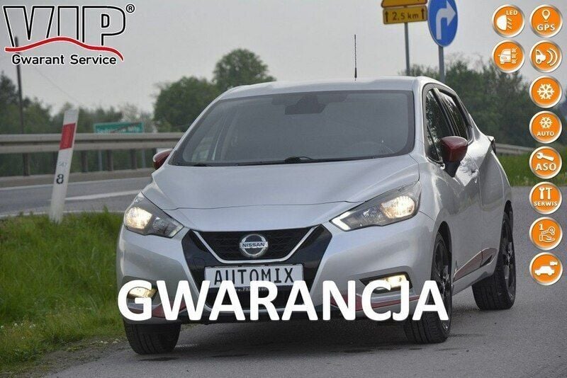 Srebrny Używany 2018 Nissan Micra Hatchback | 39 300 zł (Uczciwa cena) - Obraz 1/4