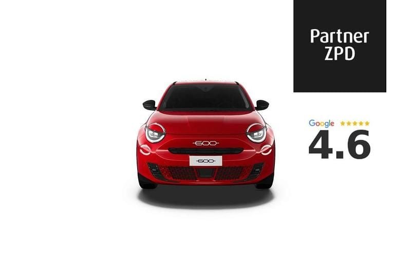 Lakier pastelowy czerwony passione Nowe 2025 Fiat 600 Pop SUV | 91 000 zł (Uczciwa cena) - Obraz 1/3